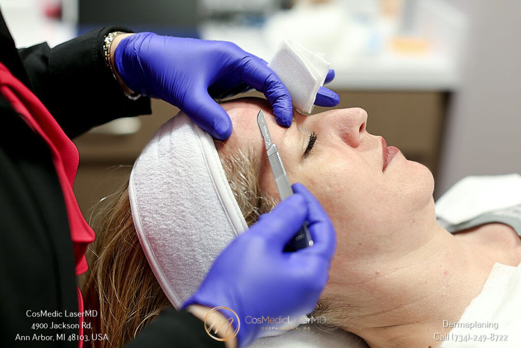 dermaplaning treatments at CosMedic LaserMD